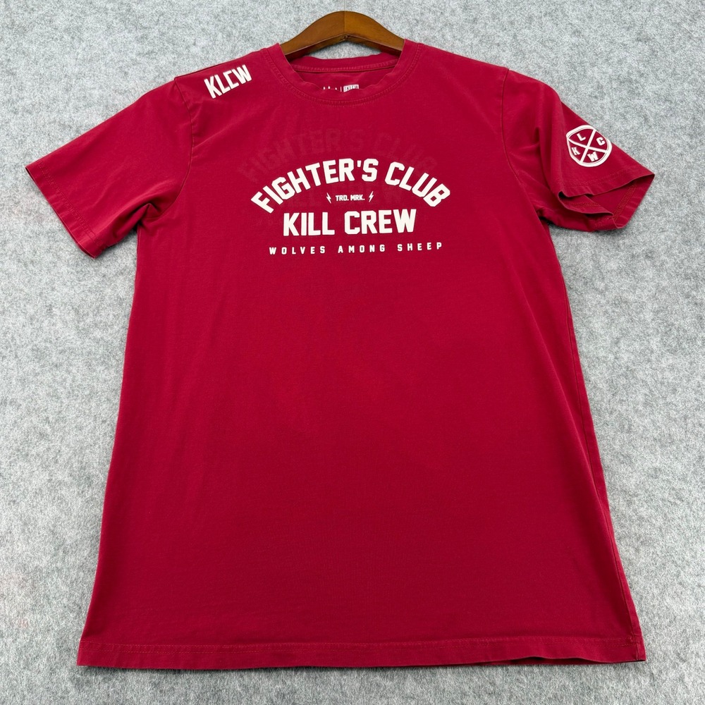 Kill Crew Porrada Series Vol 1 Fighters Club Red Graphic T-Shirt Medium